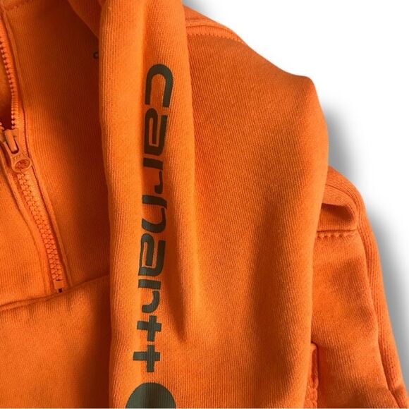 Carhartt | Infant Boys Kid Knit Long Sleeve Hood Zipneck Sweatshirt 18
Months - Picture 3 of 9